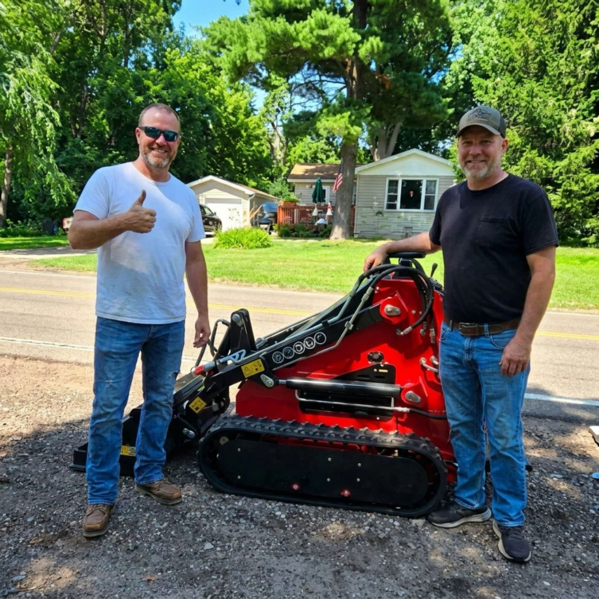 Compact Track Mini Skid Steer Yard Handover