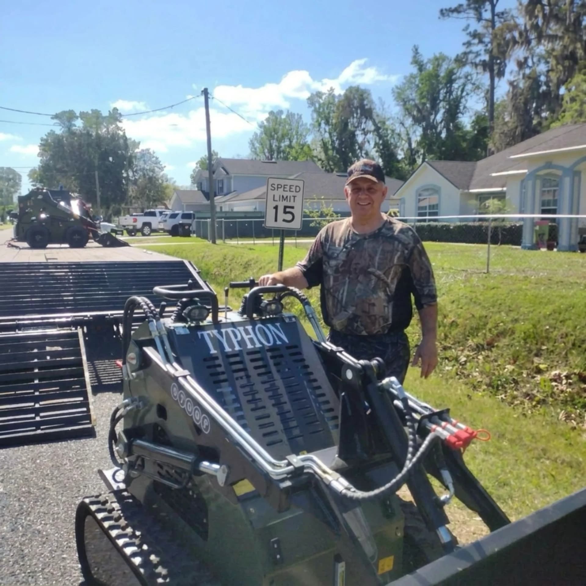 TYPHON Mini Skid Steer Loader Site Arrival
