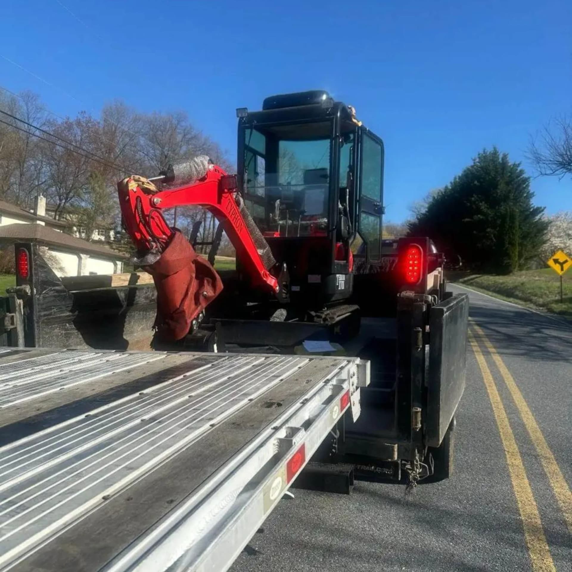 TYPHON TERROR XVIII Mini Excavator Delivery