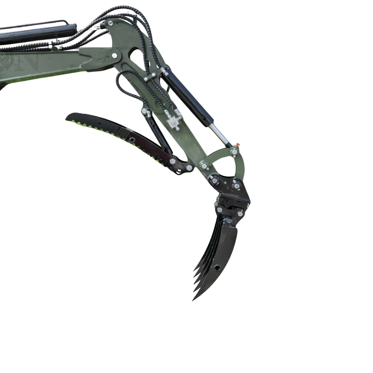 Mini Excavator Rake Compact Attachment General for for TERROR XXV and other 2.1-3 Ton Mini Excavators USA View 2