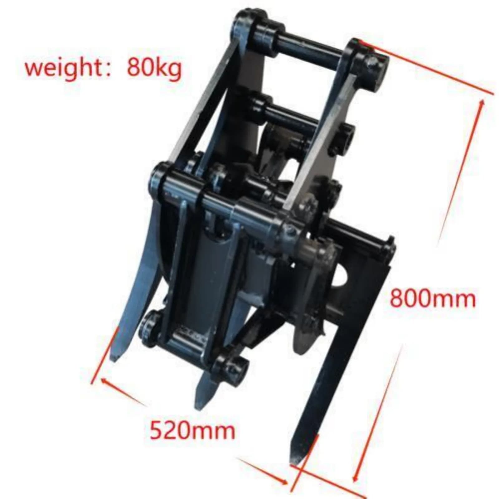 Mini Excavator Attachment Grapple Wide Opening Grabber For 2 to 3.5 ton Diggers For TERROR X2 PRO View 2