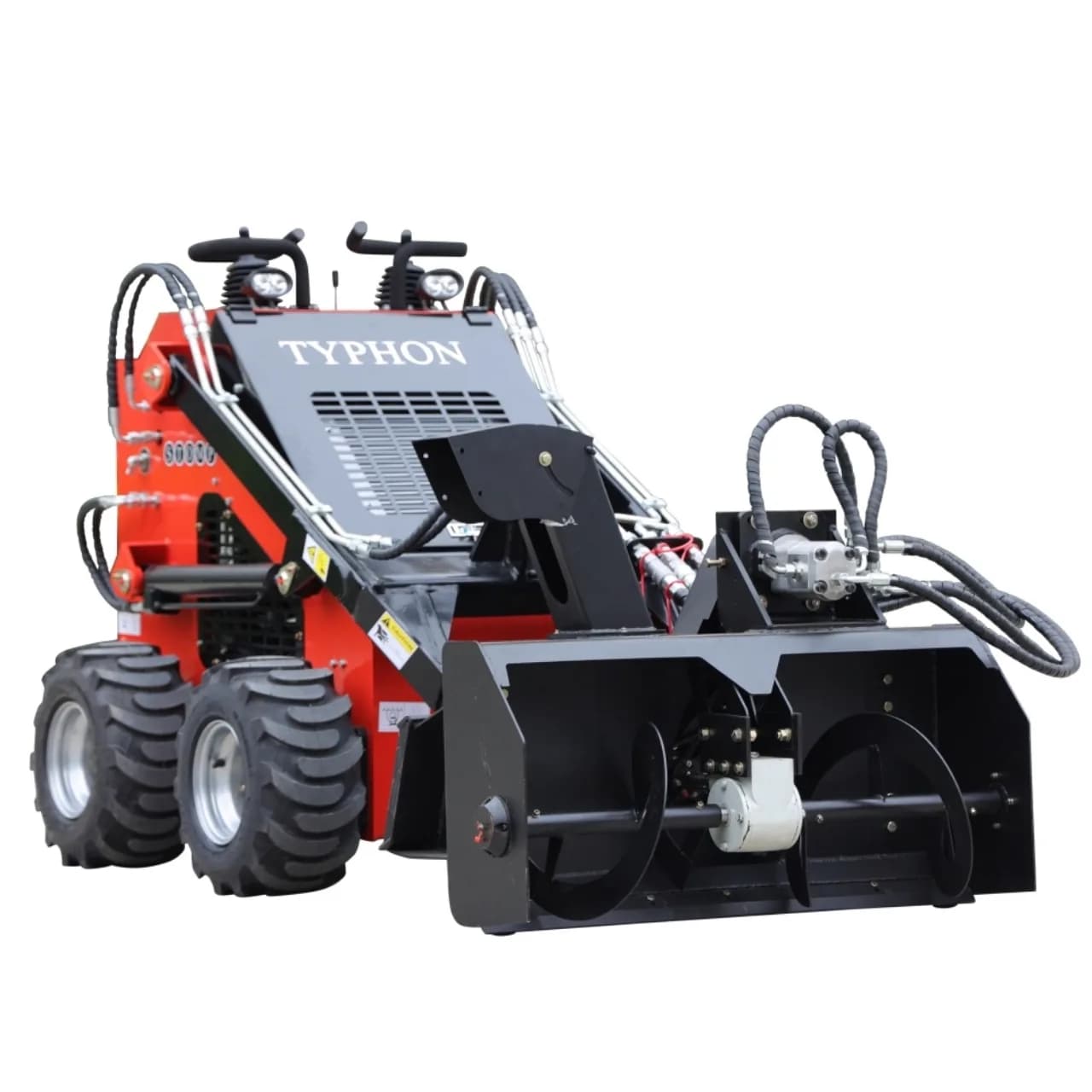 TYPHON Skid Steer Loader Snow Blower Attachment USA View 2