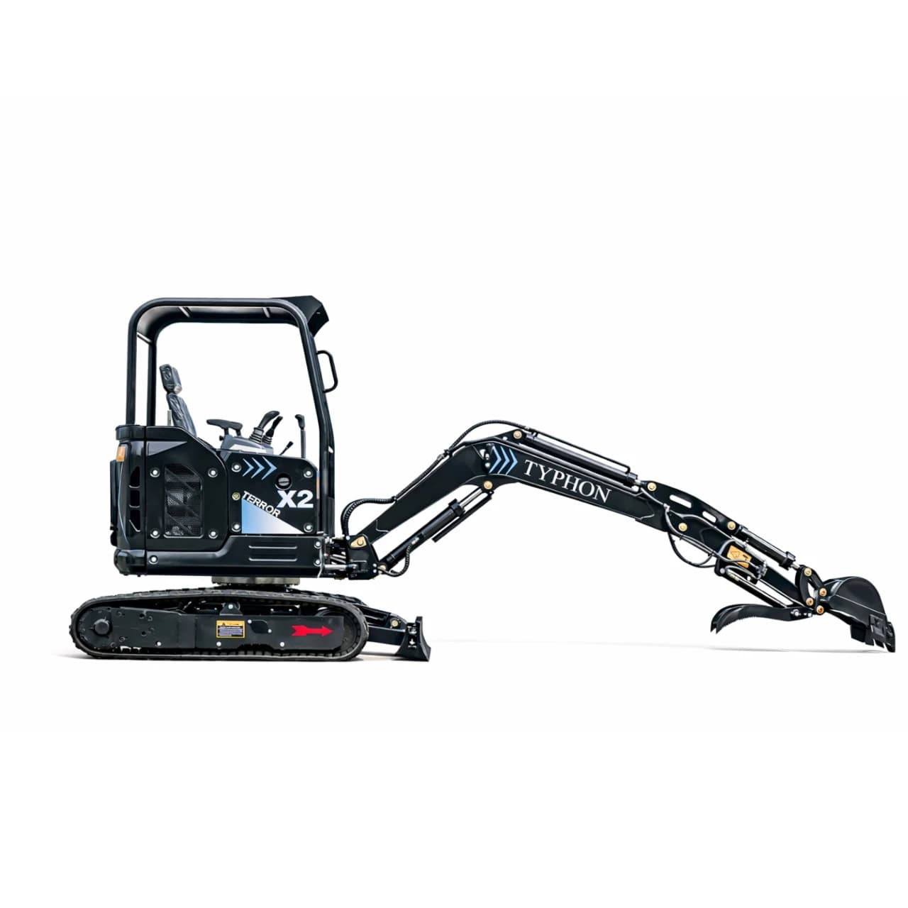 TYPHON TERROR X2 Max Canopy Mini Excavator Powerful 2.5 Ton Compact Machine with Yanmar Engine Advanced Hydraulic System View 3