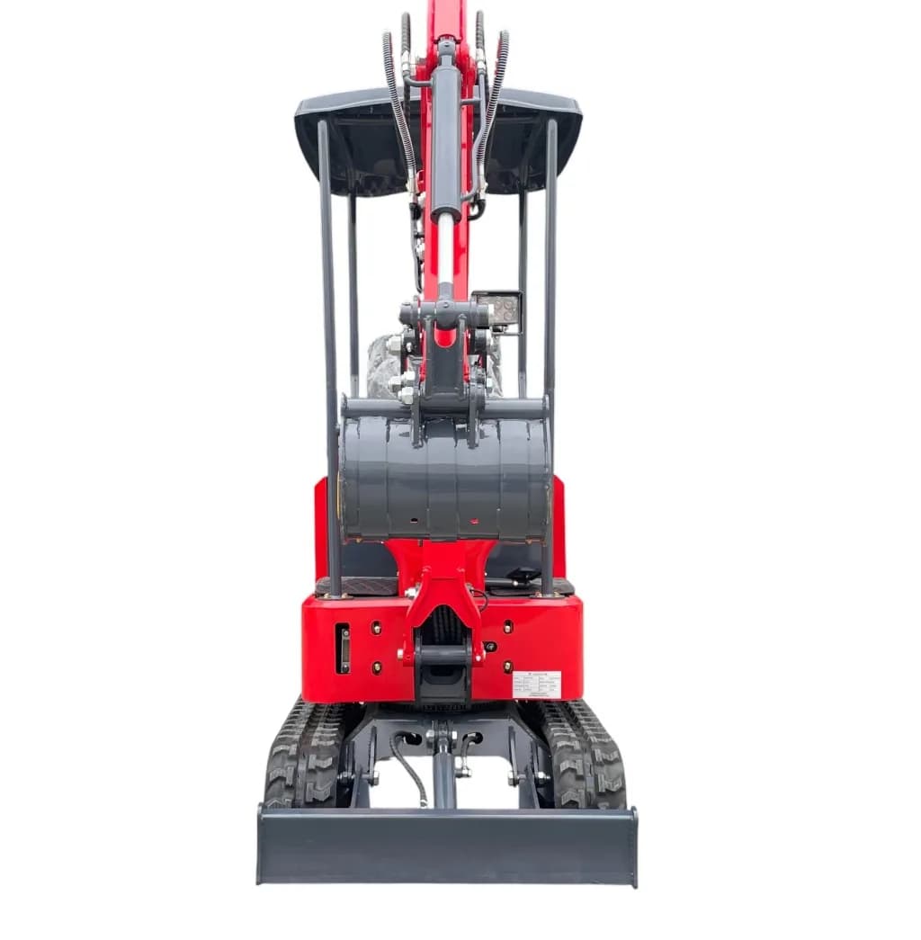 TYPHON TERROR ONE STORM 1 Ton Mini Excavator Trench Digger with Hydraulic Oil Cooler Canopy & Wide Bucket Ideal for Garden, Farm, Park & Road Work Digging, Drilling, Bull-Dozing View 3