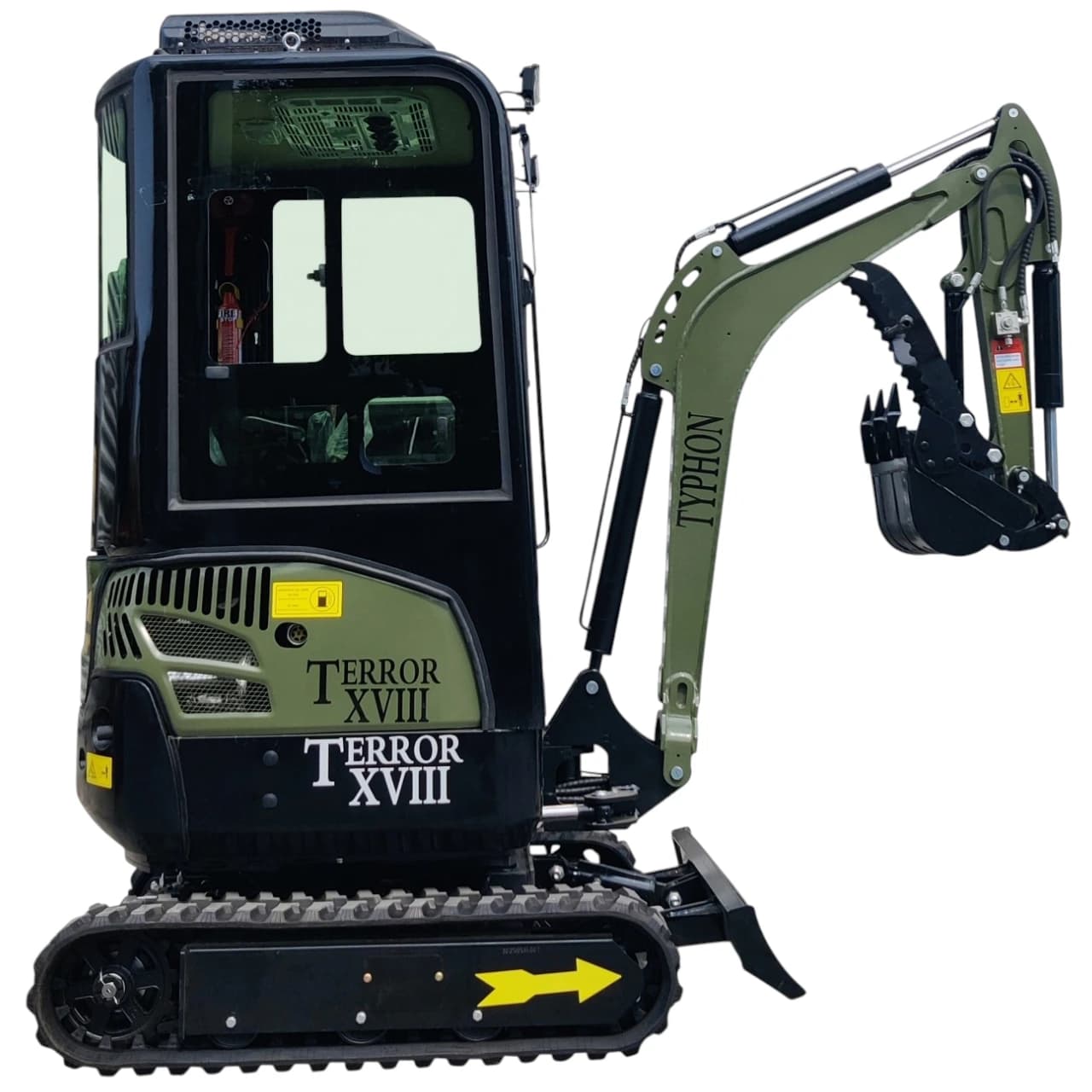 TYPHON TERROR XVIII Prestige 2 Ton Mini Excavator KUBOTA Diesel Engine USA View 3