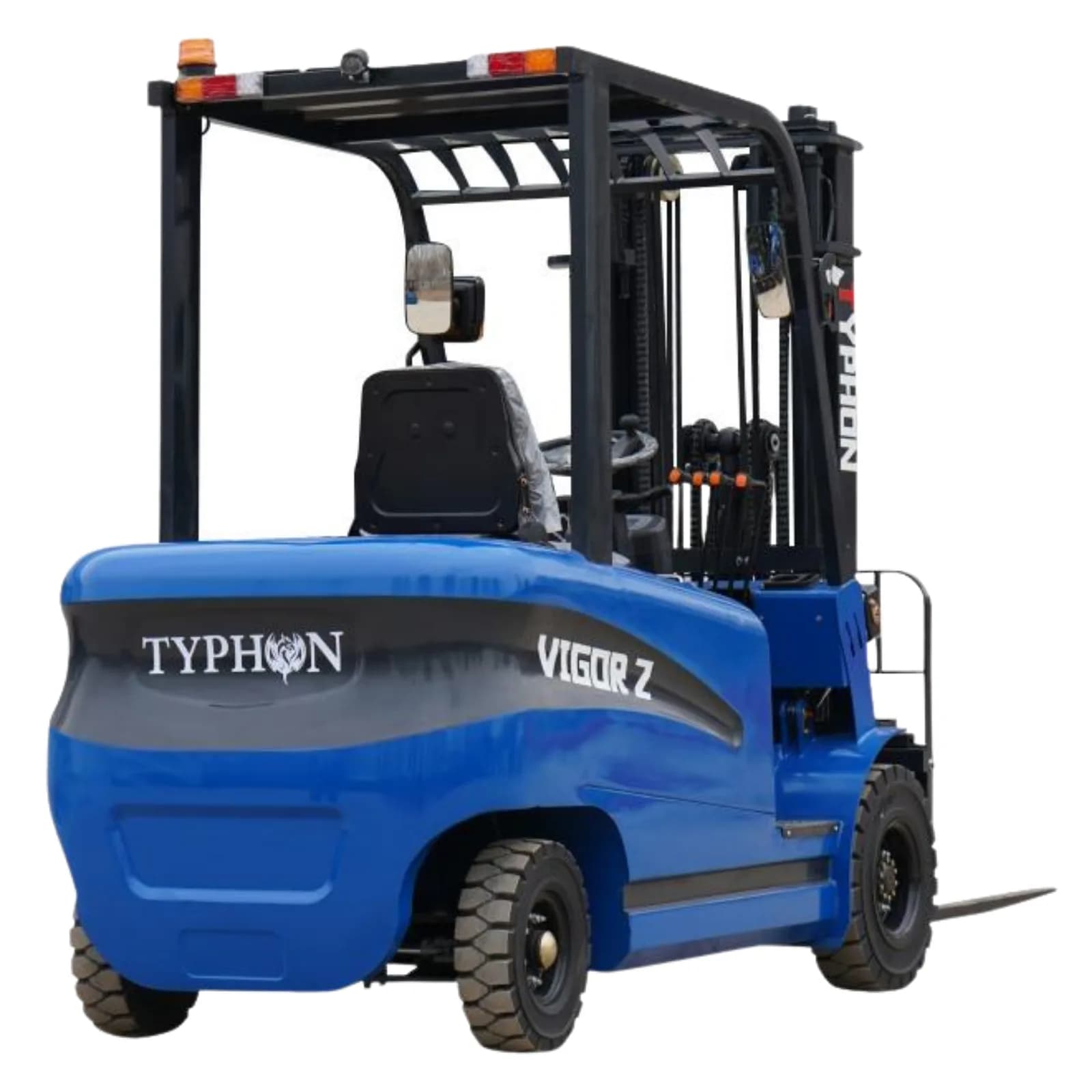 New 2025 TYPHON VIGOR 2 Blue Electric Forklift 2 Ton Lifter Lift Truck Jitney Hi-Lo View 3