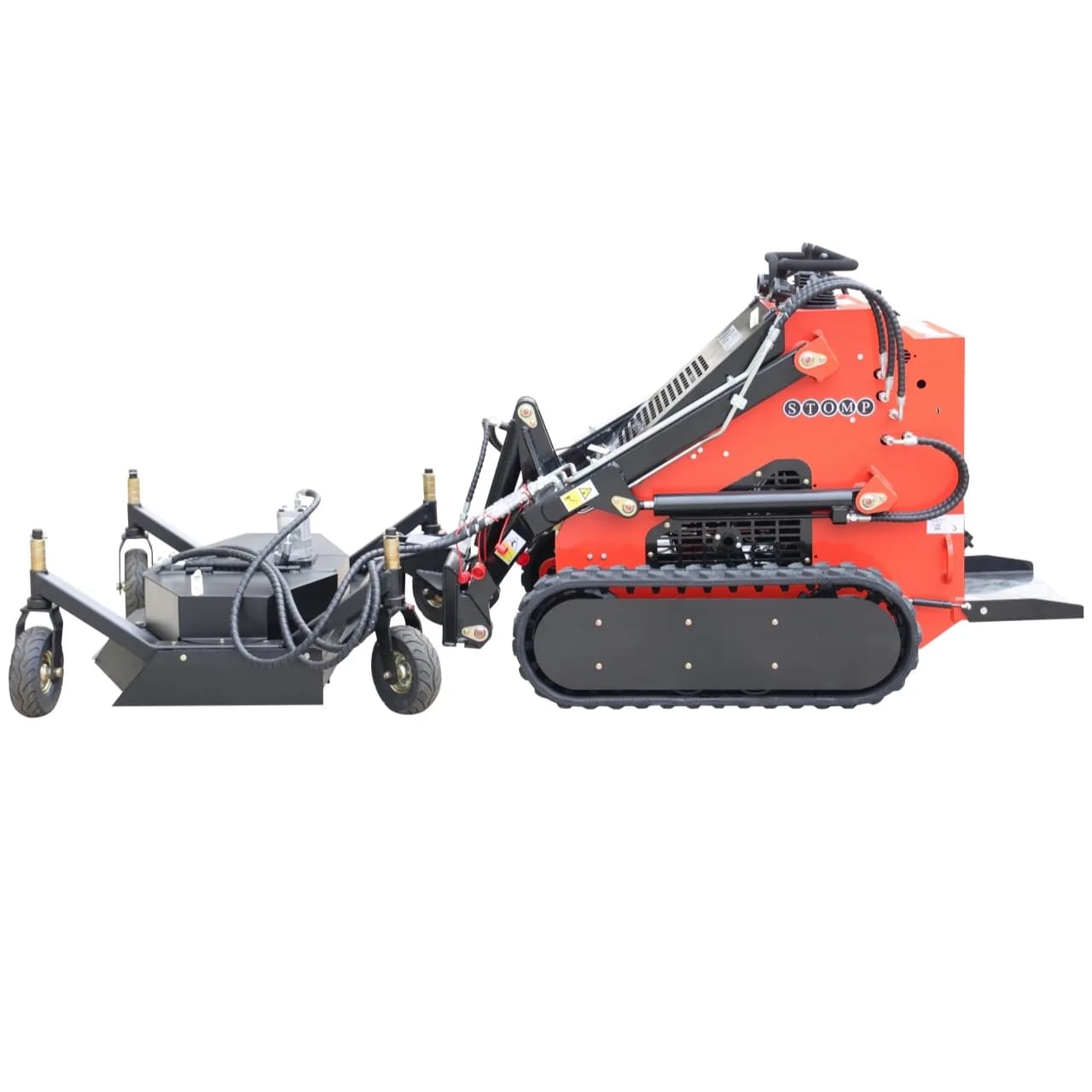 Skid Steer Loader Lawn Mower Attachment USA View 3