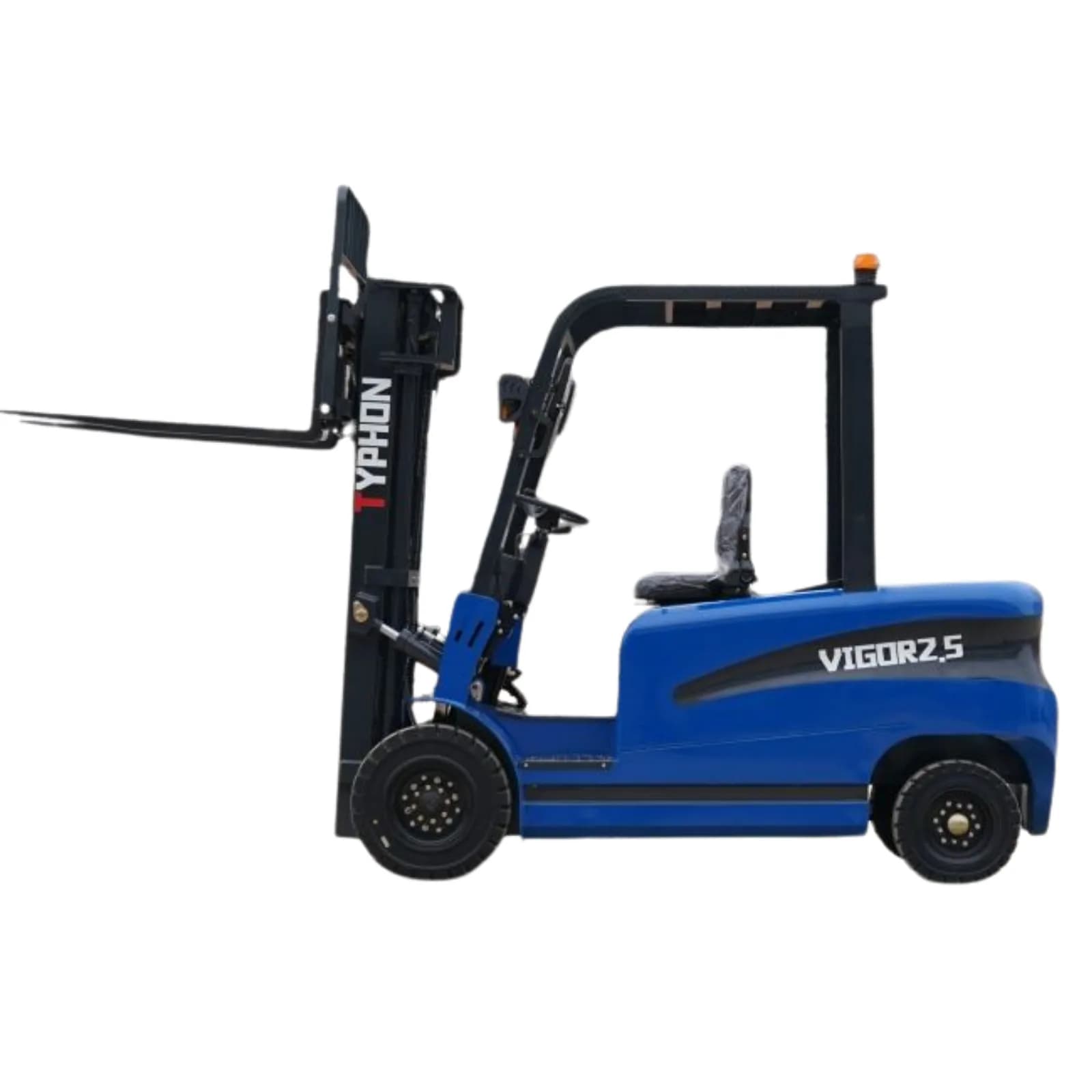 New 2025 TYPHON VIGOR 2.5 Blue Electric Forklift 2.5 Ton Lifter Lift Truck Jitney Hi-Lo View 4