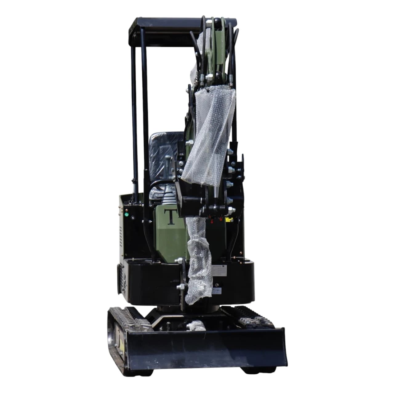 TYPHON TERROR X STORM Mini Excavator – 1 Ton Trench Digger with Canopy, Hydraulic Thumb Clip, Bucket USA View 4