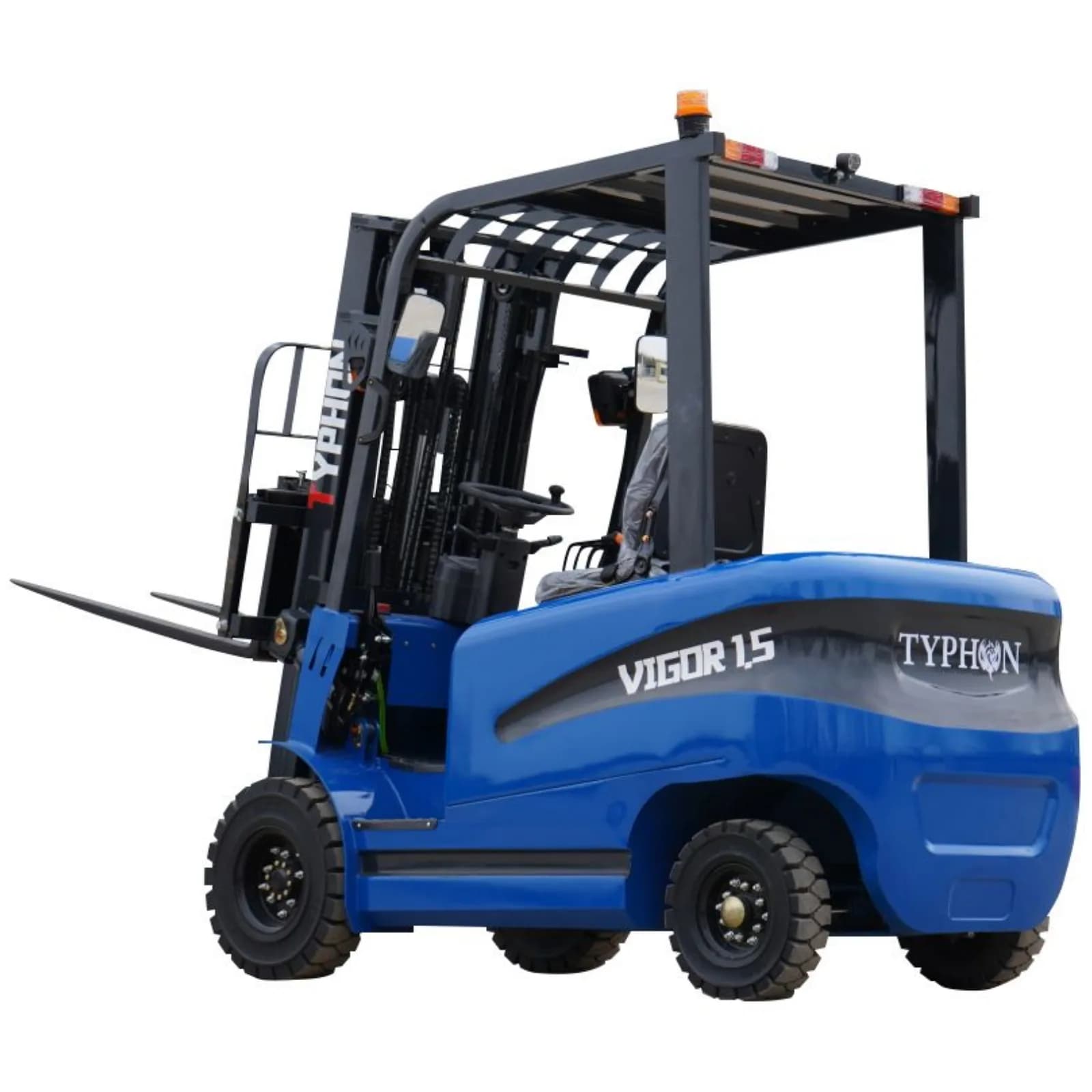 New 2025 TYPHON VIGOR 1.5 Blue Electric Forklift 1.5 Ton Lifter Lift Truck Jitney Hi-Lo View 4