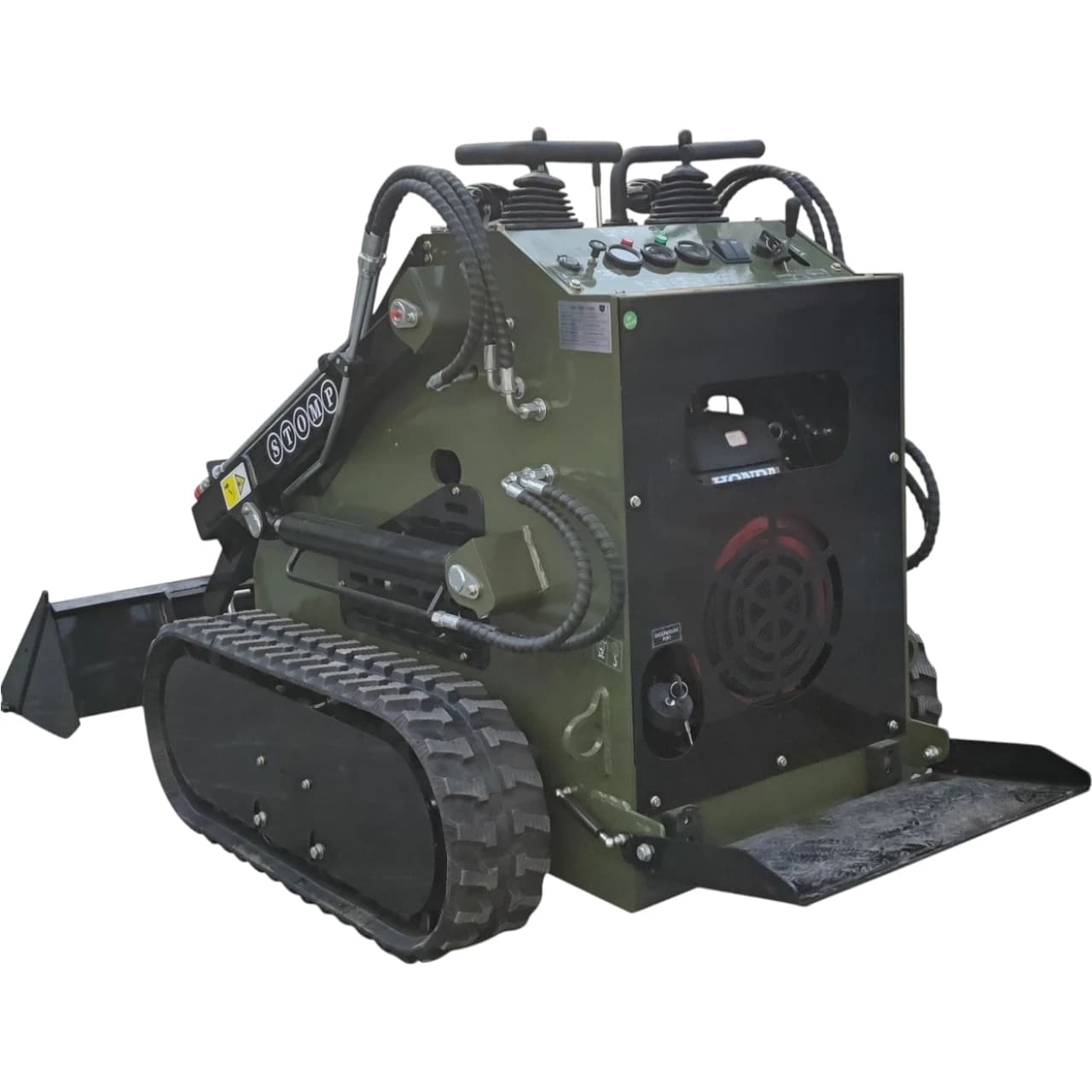 Skid-Steer Loader Tracked 22.1 HP Honda EPA Gasoline Engine for Gardens, Farming View 4