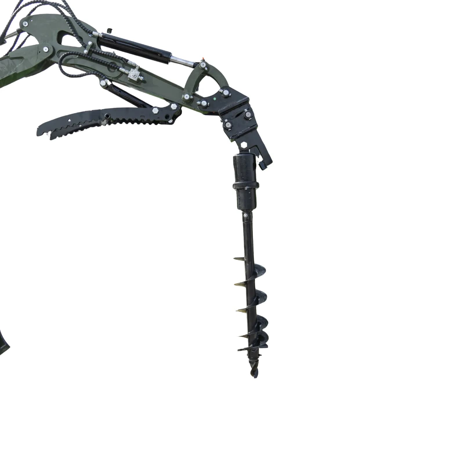 Auger Attachment 7.9in Auger Bit Earth Drilling USA for TERROR XXV and other 2.1-3 Ton Mini Excavators View 4
