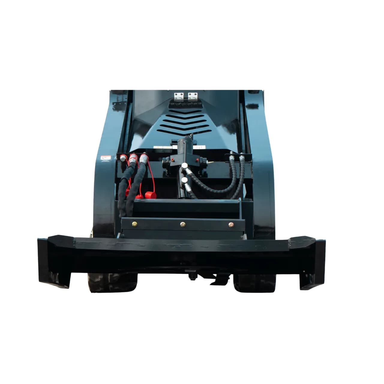 Heavy-Duty 3-Blade Hydraulic Brush Mower Attachment for TYPHON STOMP X1300 & STOMP 509 Mini Skid Steers View 4