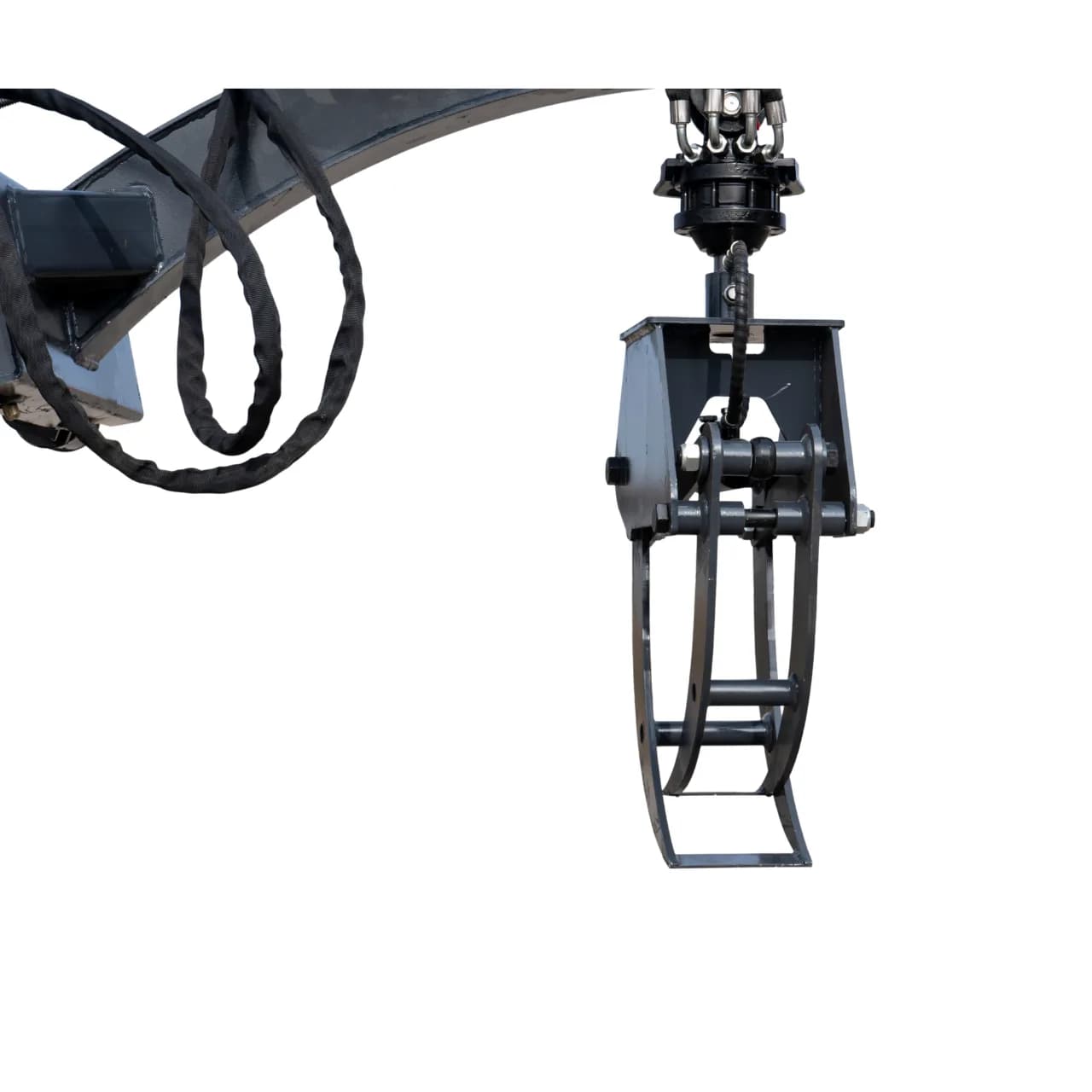 360° Hydraulic Rotary Wood Grabber for TYPHON STOMP X1300 & STOMP 509 Mini Skid Steers View 4