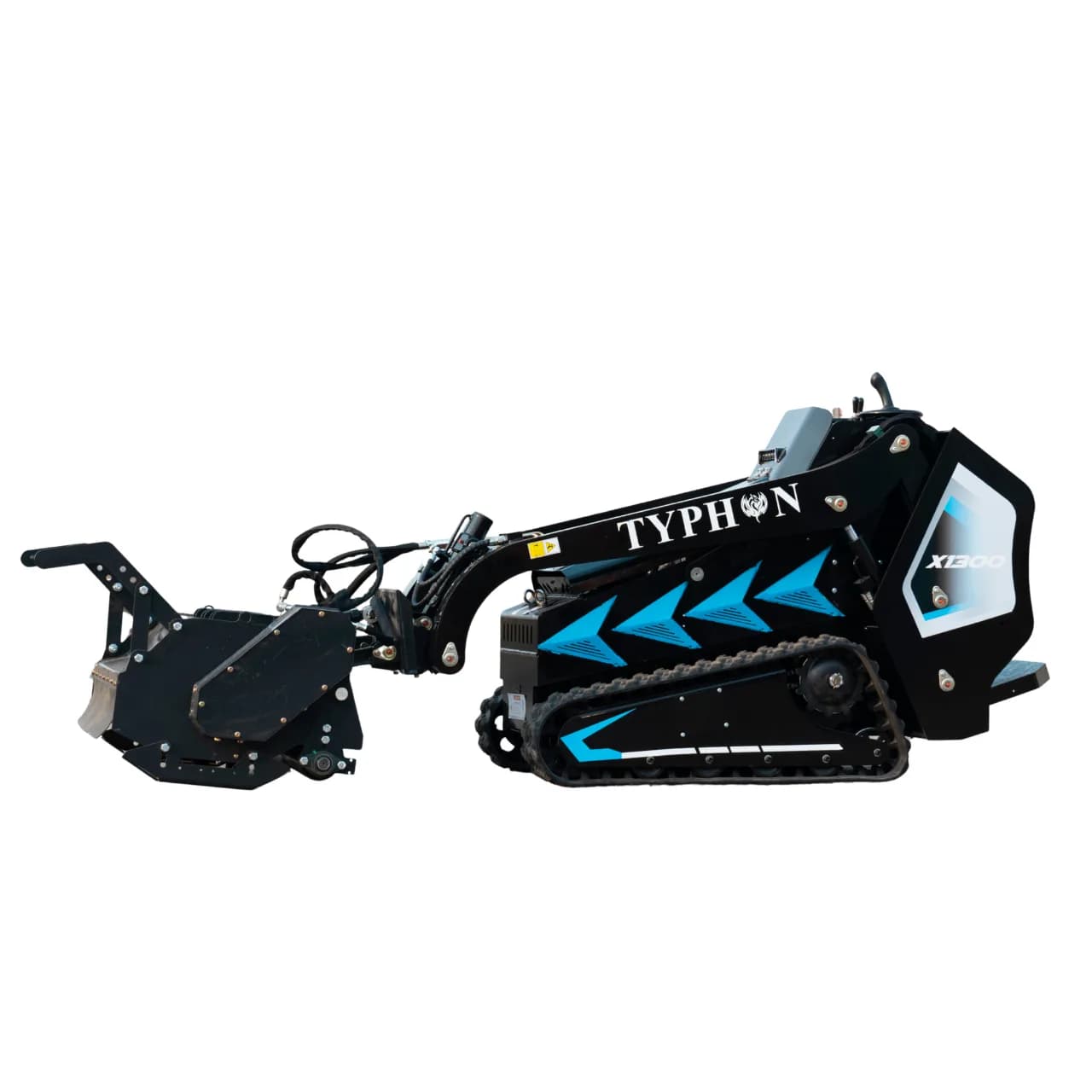 New TYPHON STOMP X1300 & STOMP 509 Mini Skid Steer Forestry Mulcher Attachment View 4