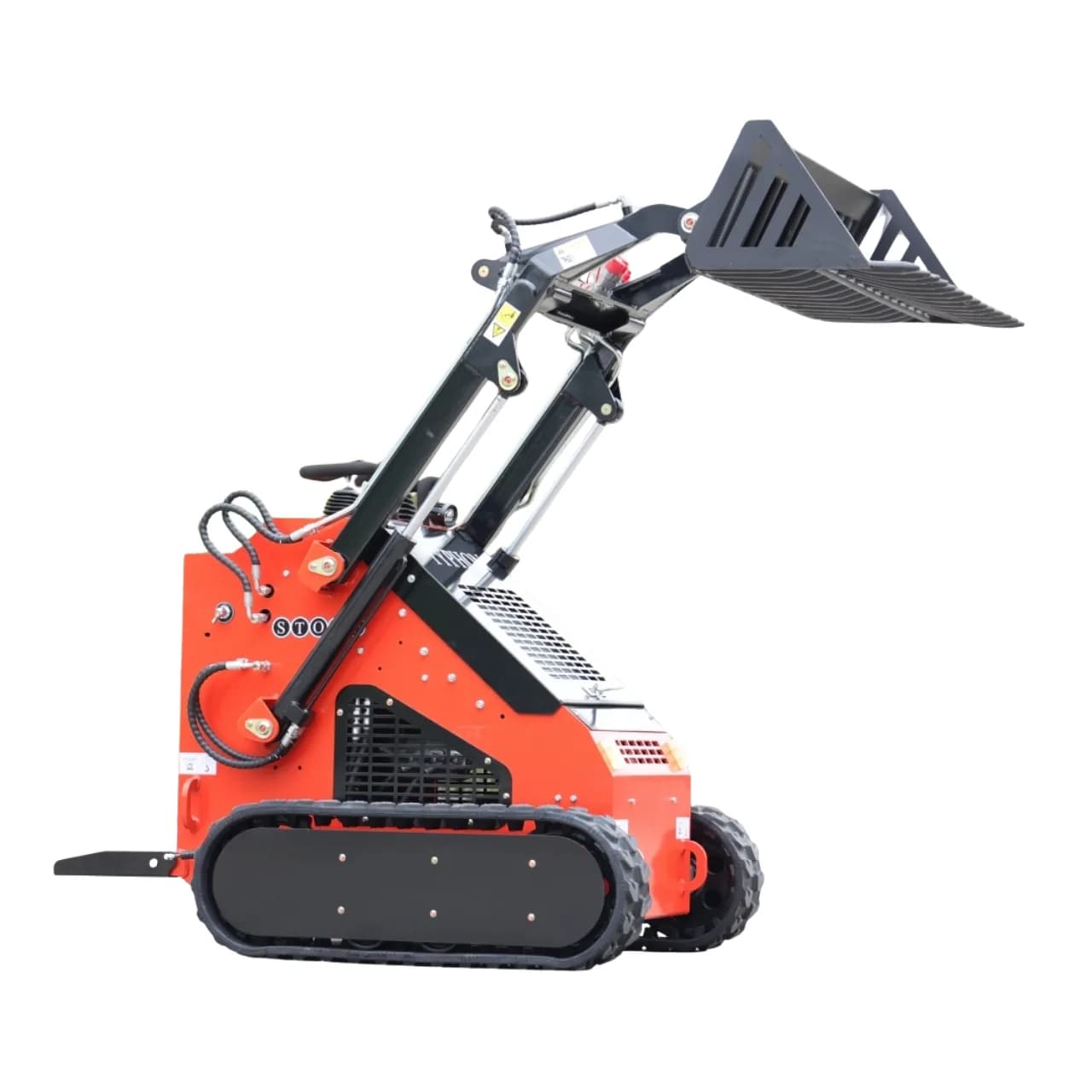Skid Steer Loader Attachment Rock Bucket USA View 4