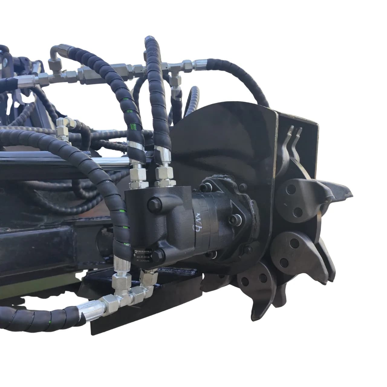 Skid Steer Loader Stump Grinder Attachment USA View 4