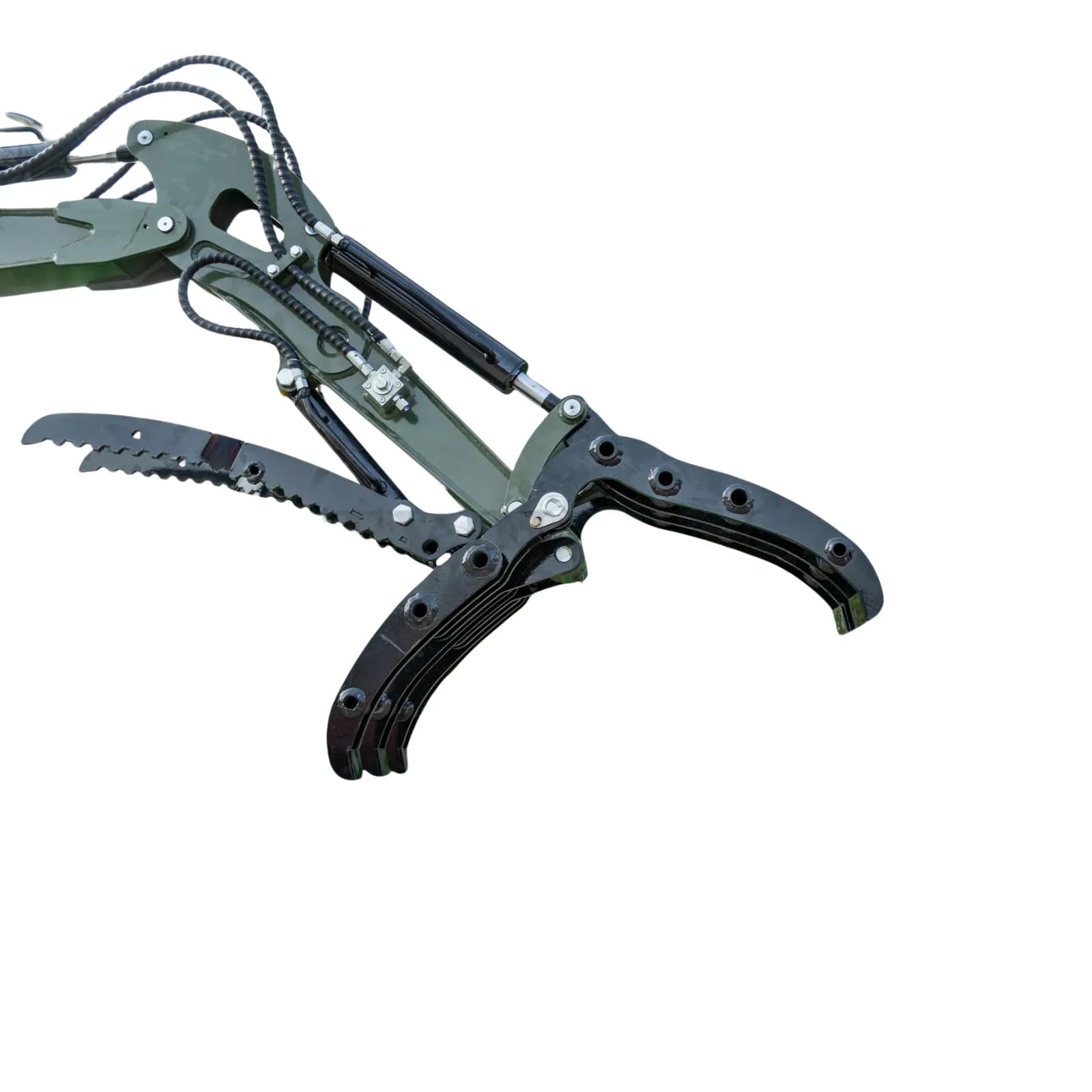 Compact Grapple Attachment for TERROR XXV and other 2.1-3 Ton Mini Excavators Wide Opening Wood Grab USA View 4
