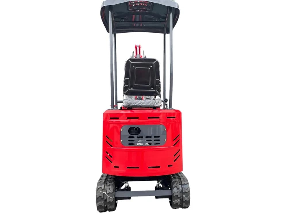 TYPHON TERROR ONE STORM 1 Ton Mini Excavator Trench Digger with Hydraulic Oil Cooler Canopy & Wide Bucket Ideal for Garden, Farm, Park & Road Work Digging, Drilling, Bull-Dozing View 5