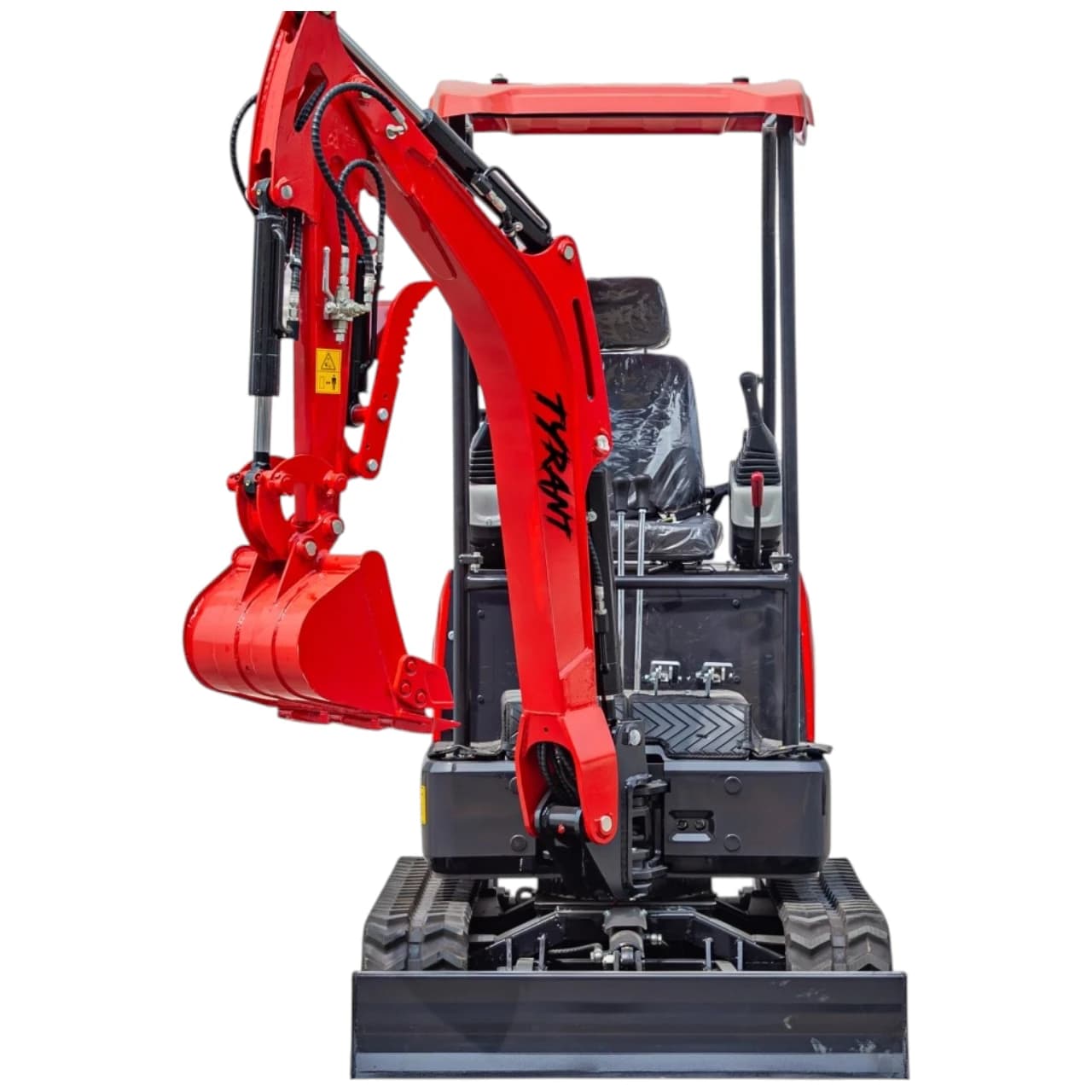 3800lbs TYRANT 17 Diesel Mini Excavator Kubota D902 Engine Side Swing w 12 attachments View 5