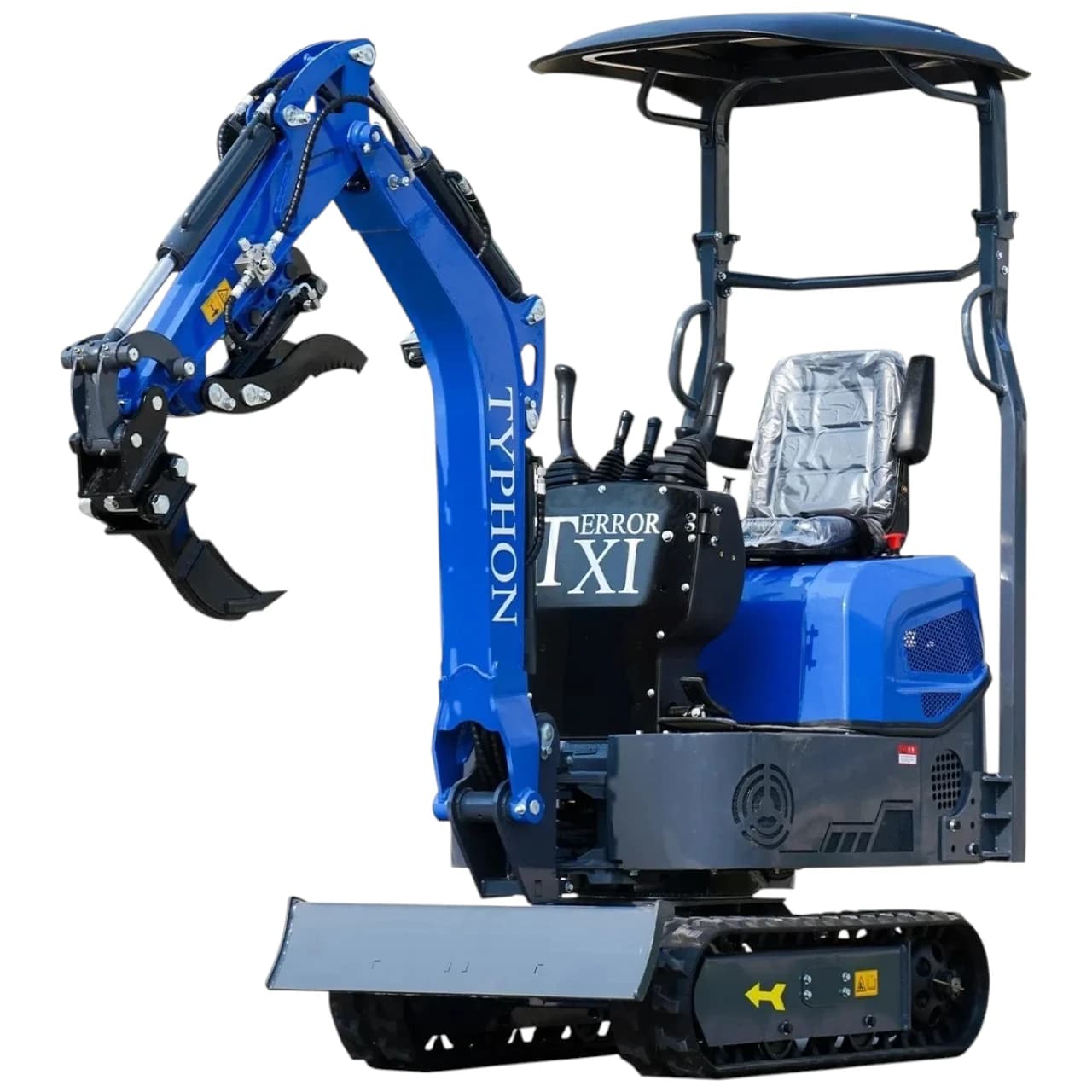 TERROR XI Mini Excavator Digger 13.5hp Gas B&S EPA Engine with 13 Attachments View 5