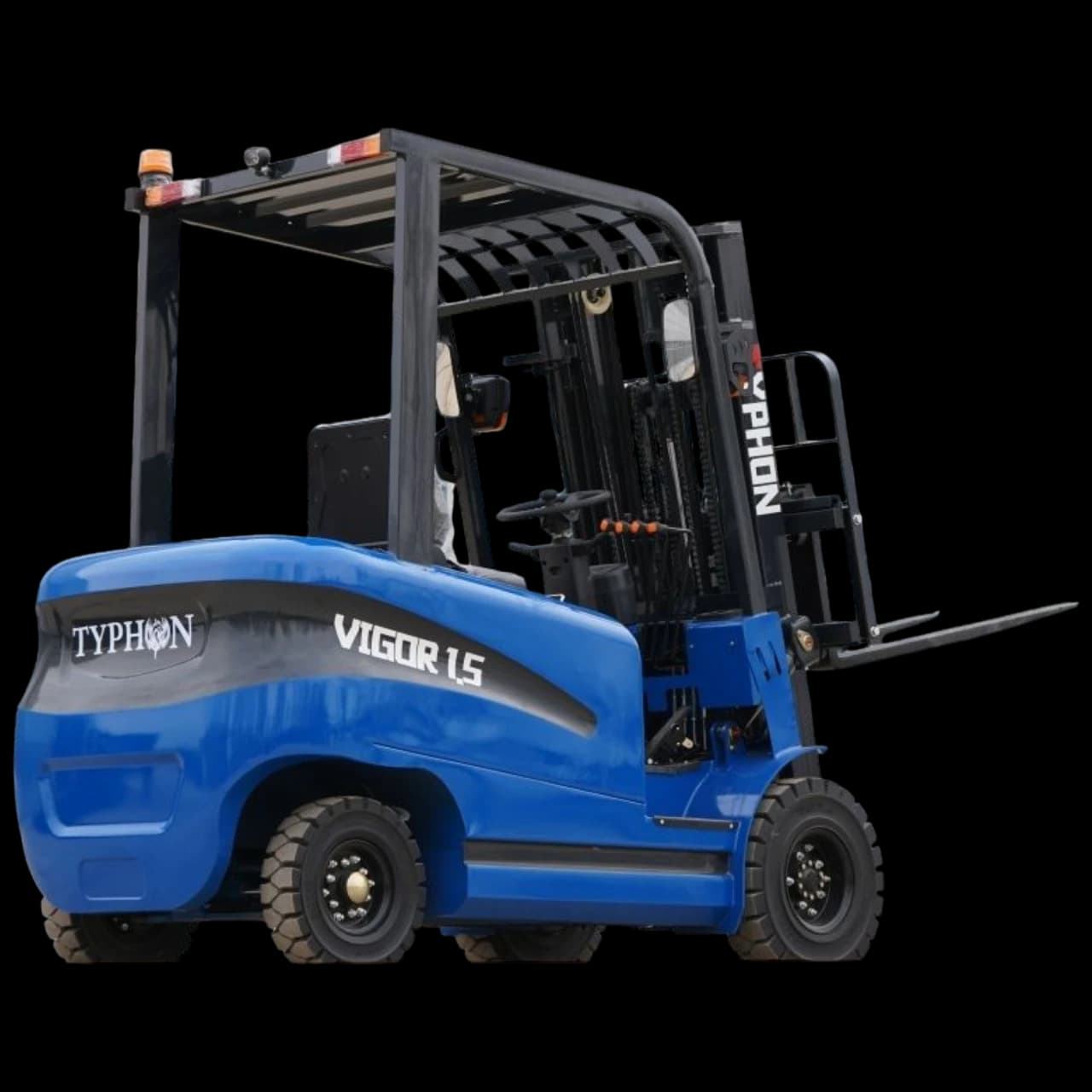 New 2025 TYPHON VIGOR 1.5 Blue Electric Forklift 1.5 Ton Lifter Lift Truck Jitney Hi-Lo View 5