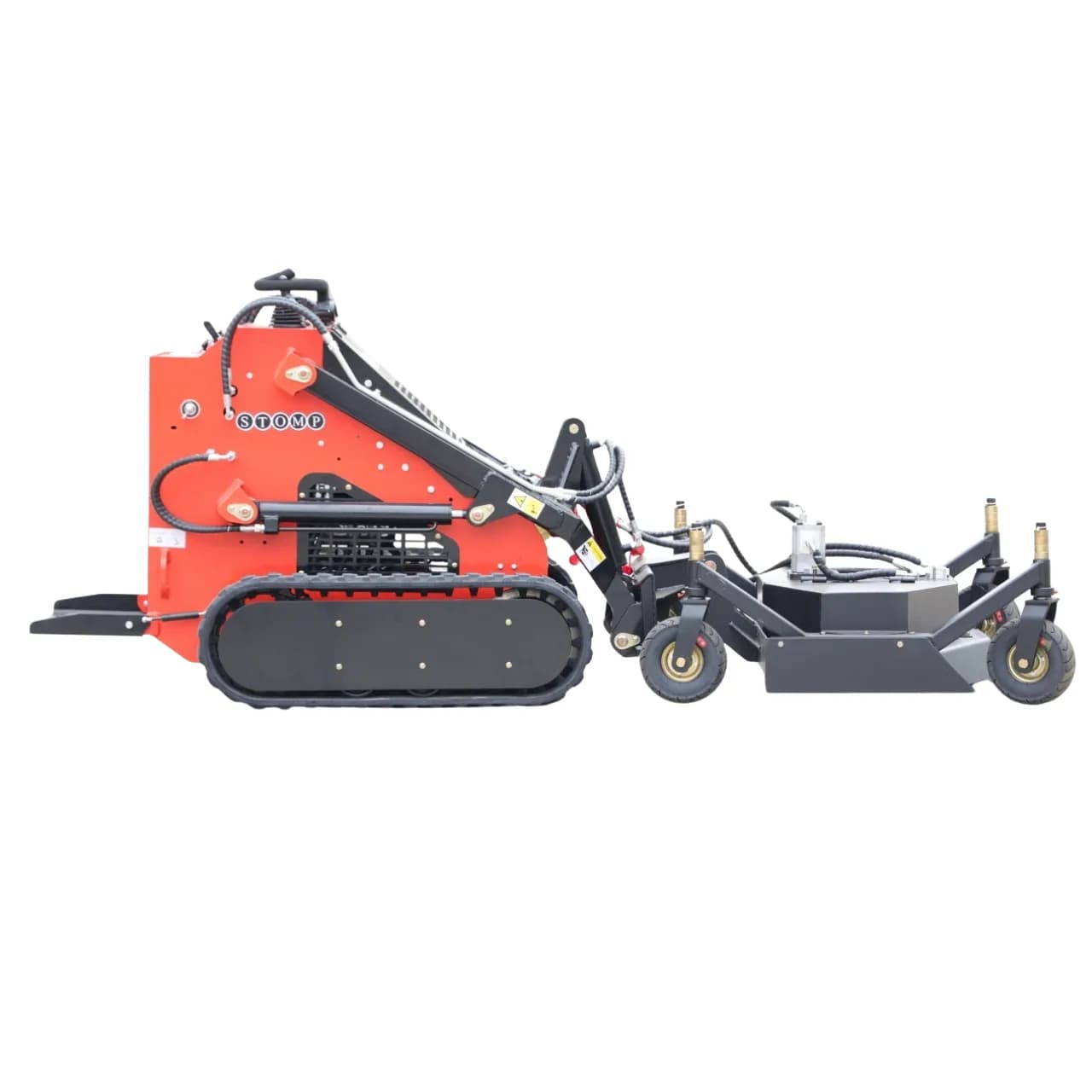 Skid Steer Loader Lawn Mower Attachment USA View 5