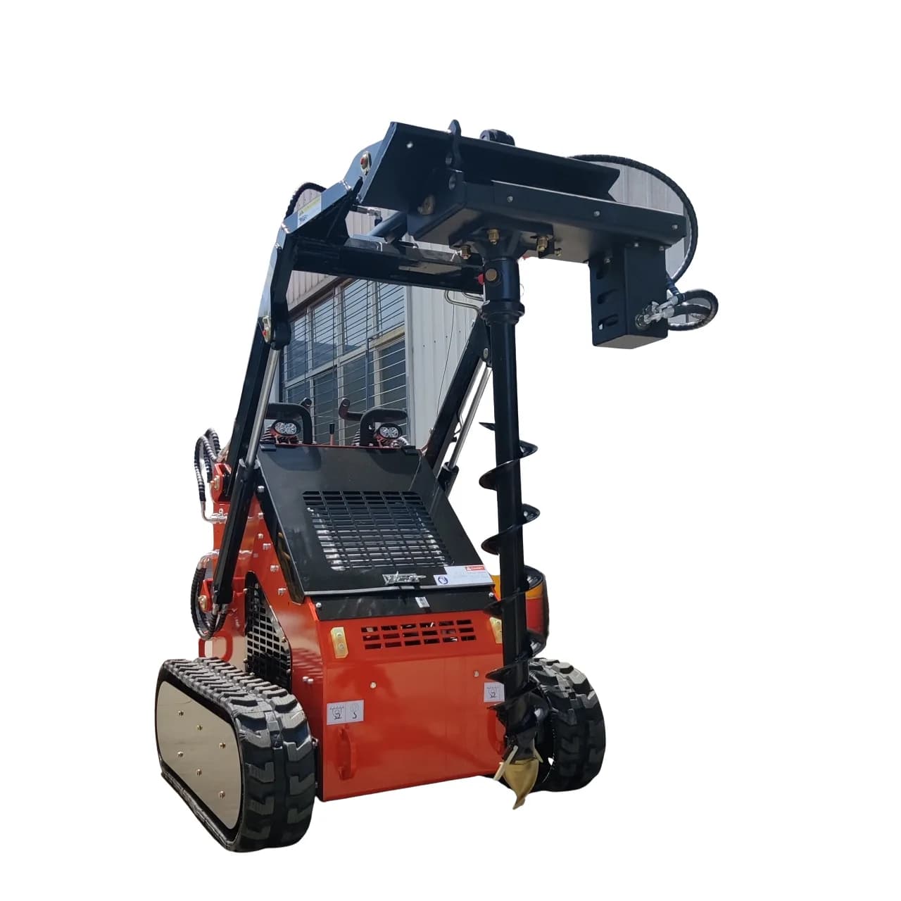 Skid Steer Loader Earth Auger Attachment USA View 5