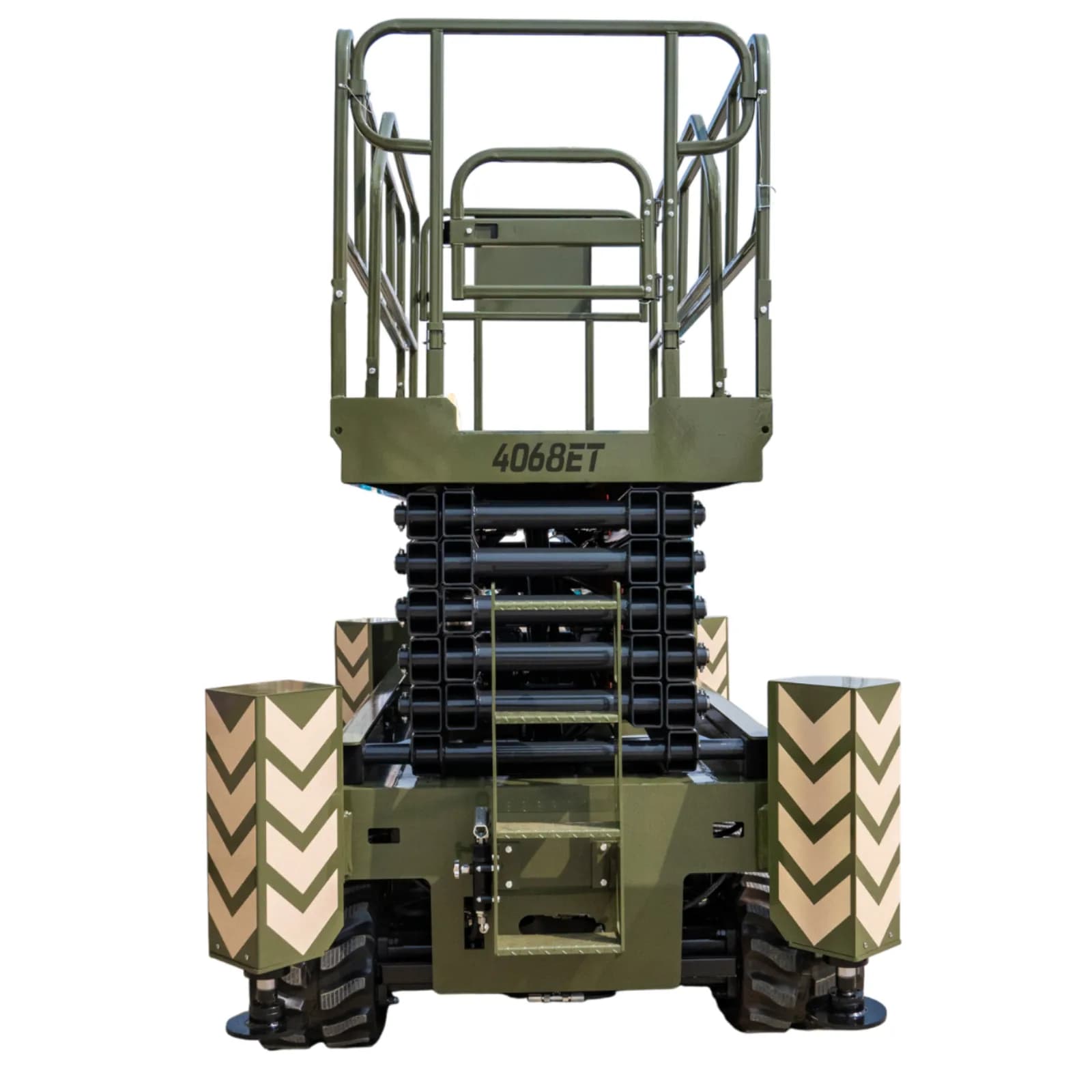 TYPHON xFlex-4068ET Electric Rubber Track Scissor Lift 3.2 Ton with 5.4HP Hydraulic Pump Motor Drive and Hydraulic Lifting Cylinder, 40 ft Max Lifting Height View 5