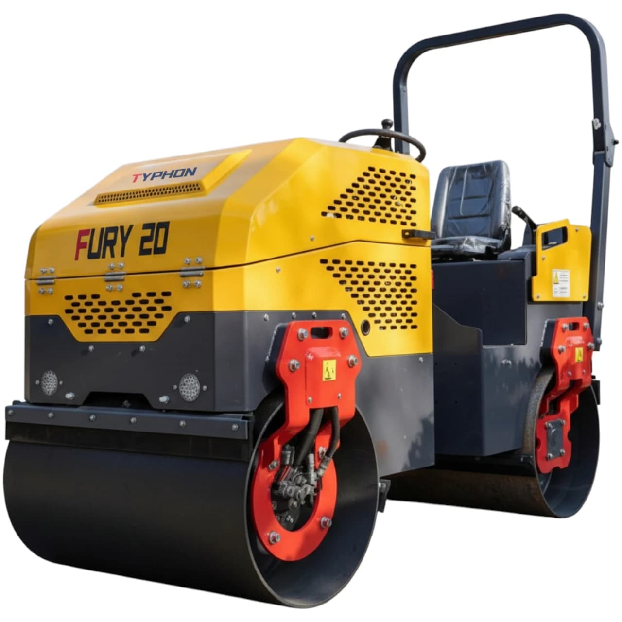 TYPHON FURY 20 Mini Road Roller 2Ton Hydraulic Oil Vibratory B&S 23hp USA engine View 5