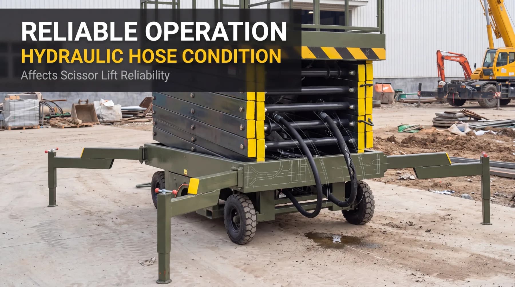How Hydraulic Hose Condition Affects Scissor Lift Reliability